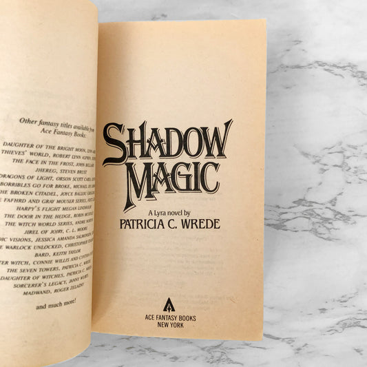 Shadow Magic by Patricia C. Wrede [FIRST EDITION PAPERBACK] 1984