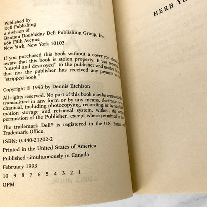 Shadowman by Dennis Etchison [FIRST PAPERBACK PRINTING] 1993