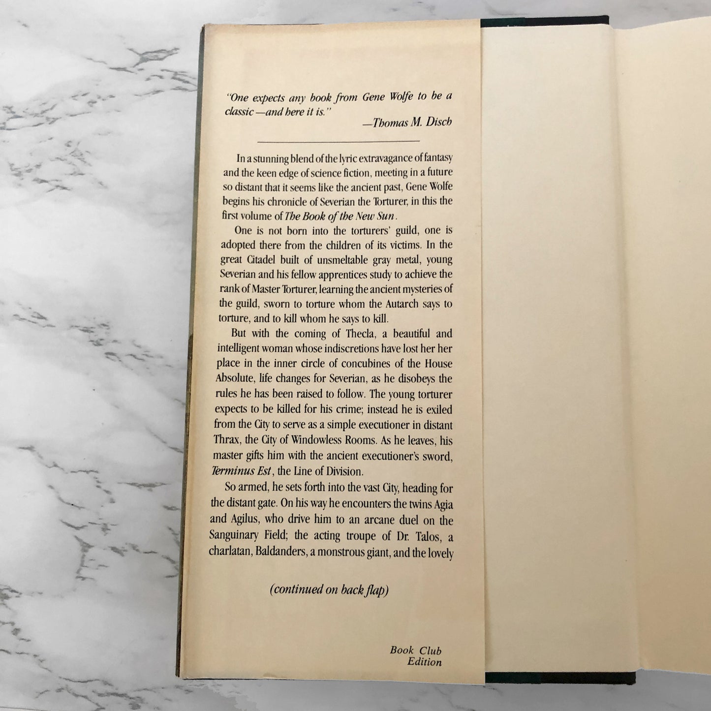 The Shadow of the Torturer by Gene Wolfe [FIRST BOOK CLUB EDITION] 1980