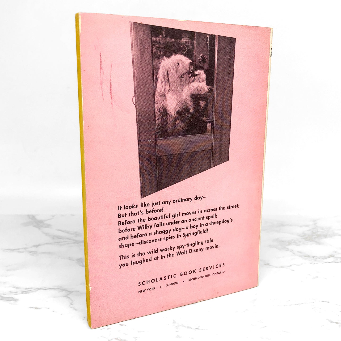 Disney's The Shaggy Dog by Elizabeth L. Griffin [FIRST EDITION PAPERBACK] 1968