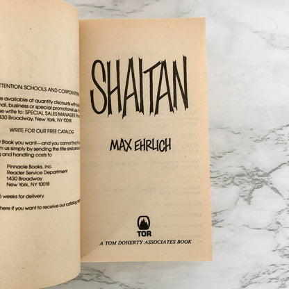 Shaitan by Max Ehrlich [1983 PAPERBACK]