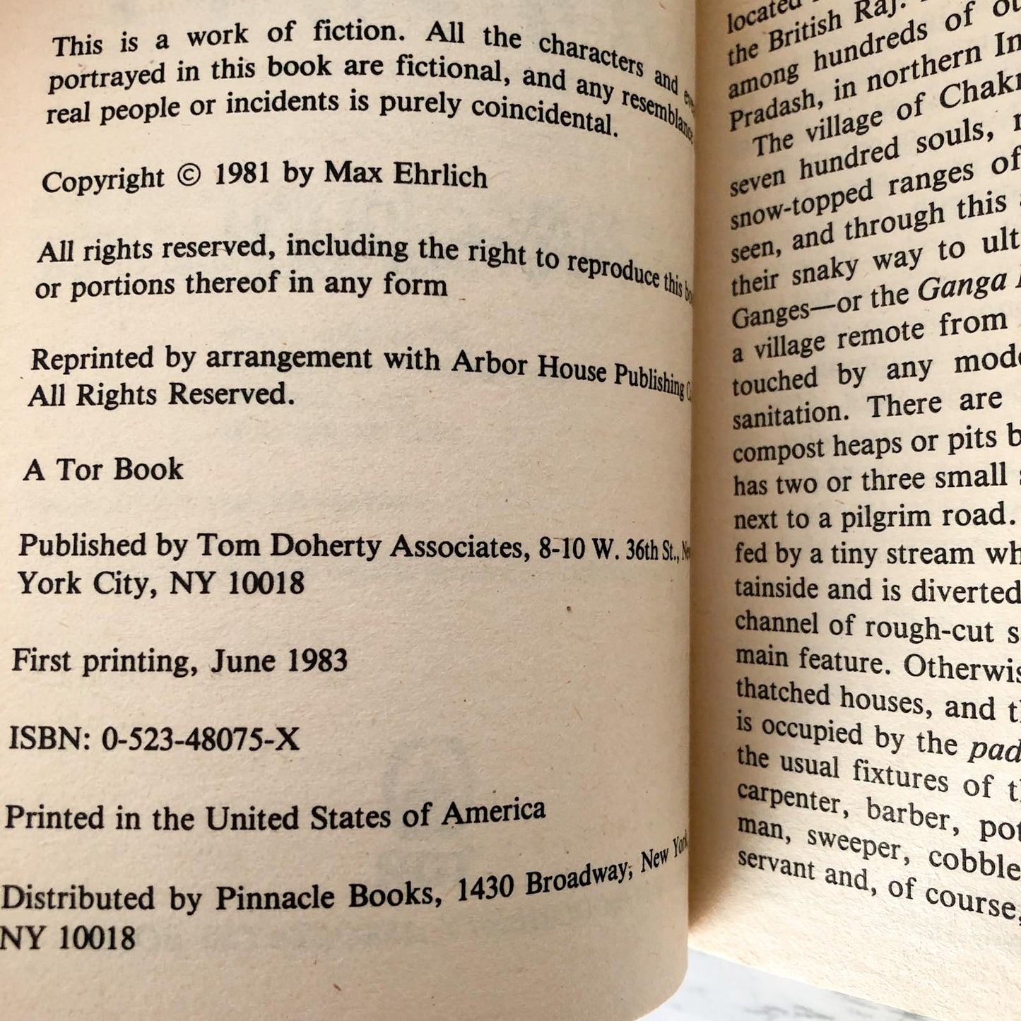 Shaitan by Max Ehrlich [1983 PAPERBACK]