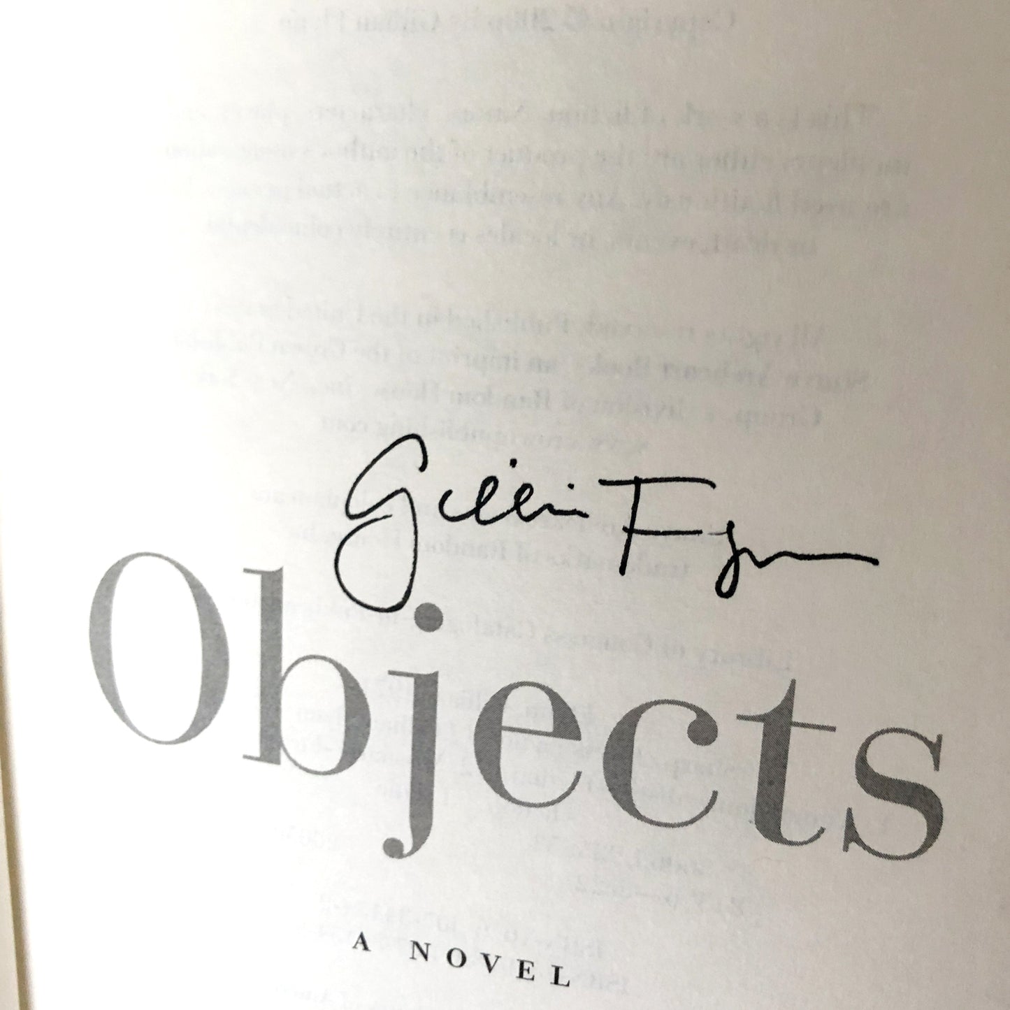 Sharp Objects by Gillian Flynn SIGNED! [FIRST EDITION] 2006 • Shaye Areheart Books