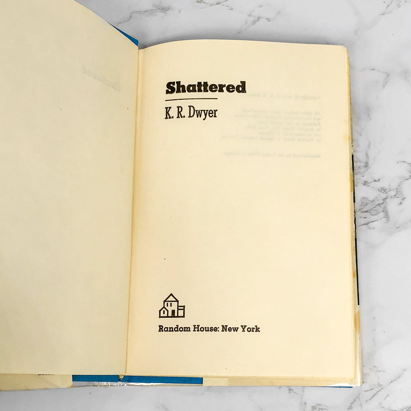 Shattered by K.R. Dwyer 'aka' Dean Koontz [1973 HARDCOVER]
