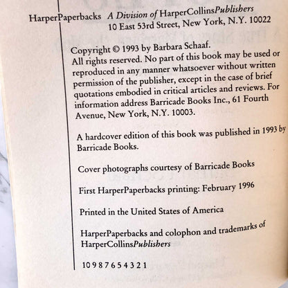 Shattered Hopes: A True Story of Marriage, The Mob & Murder by Barbara C. Schaaf [1996 PAPERBACK]