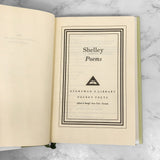 Shelley: Poems by Percy Bysshe Shelley [EVERMAN'S LIBRARY HARDCOVER] 1993