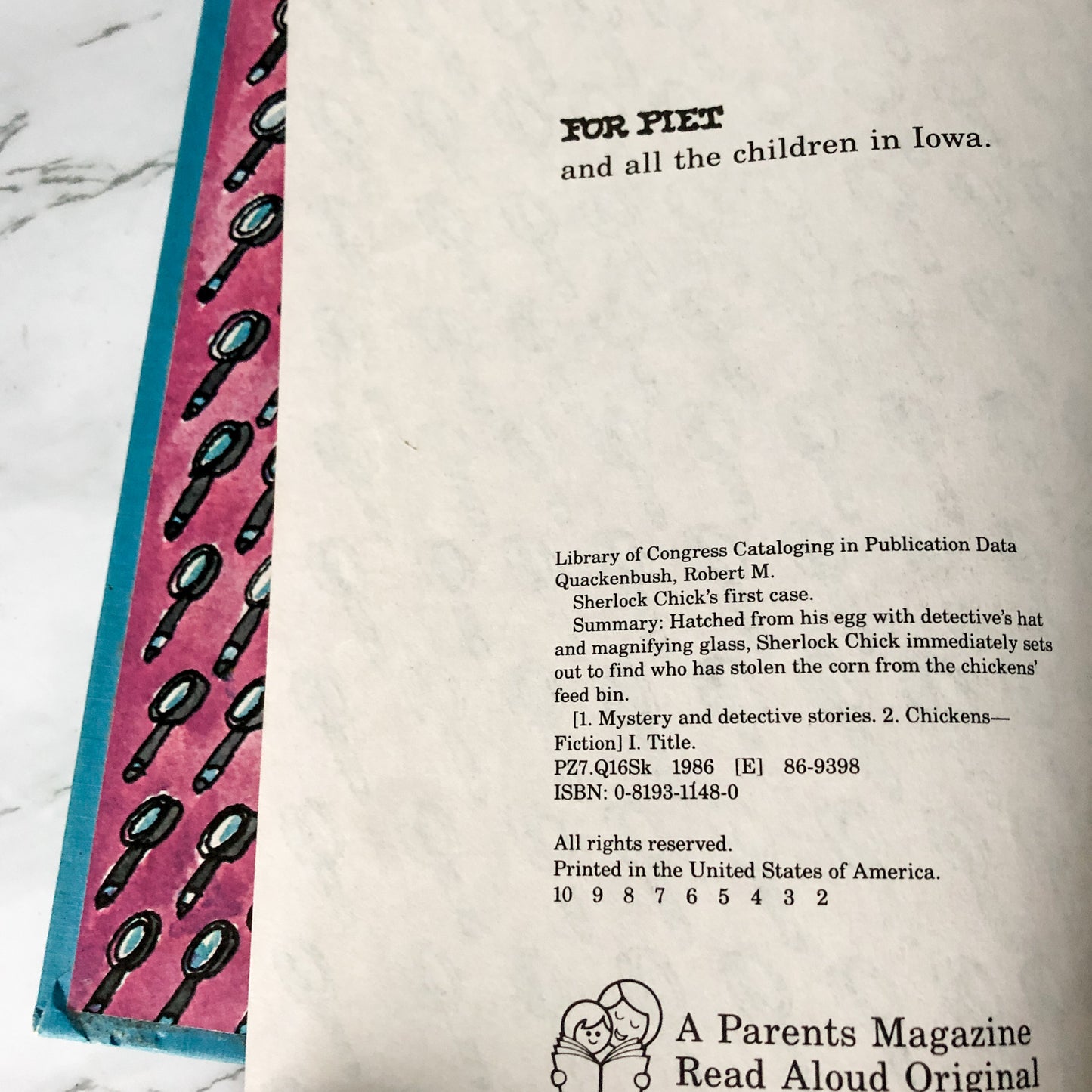 Sherlock Chick's First Case by Robert Quackenbush [FIRST EDITION / 1986] - Bookshop Apocalypse