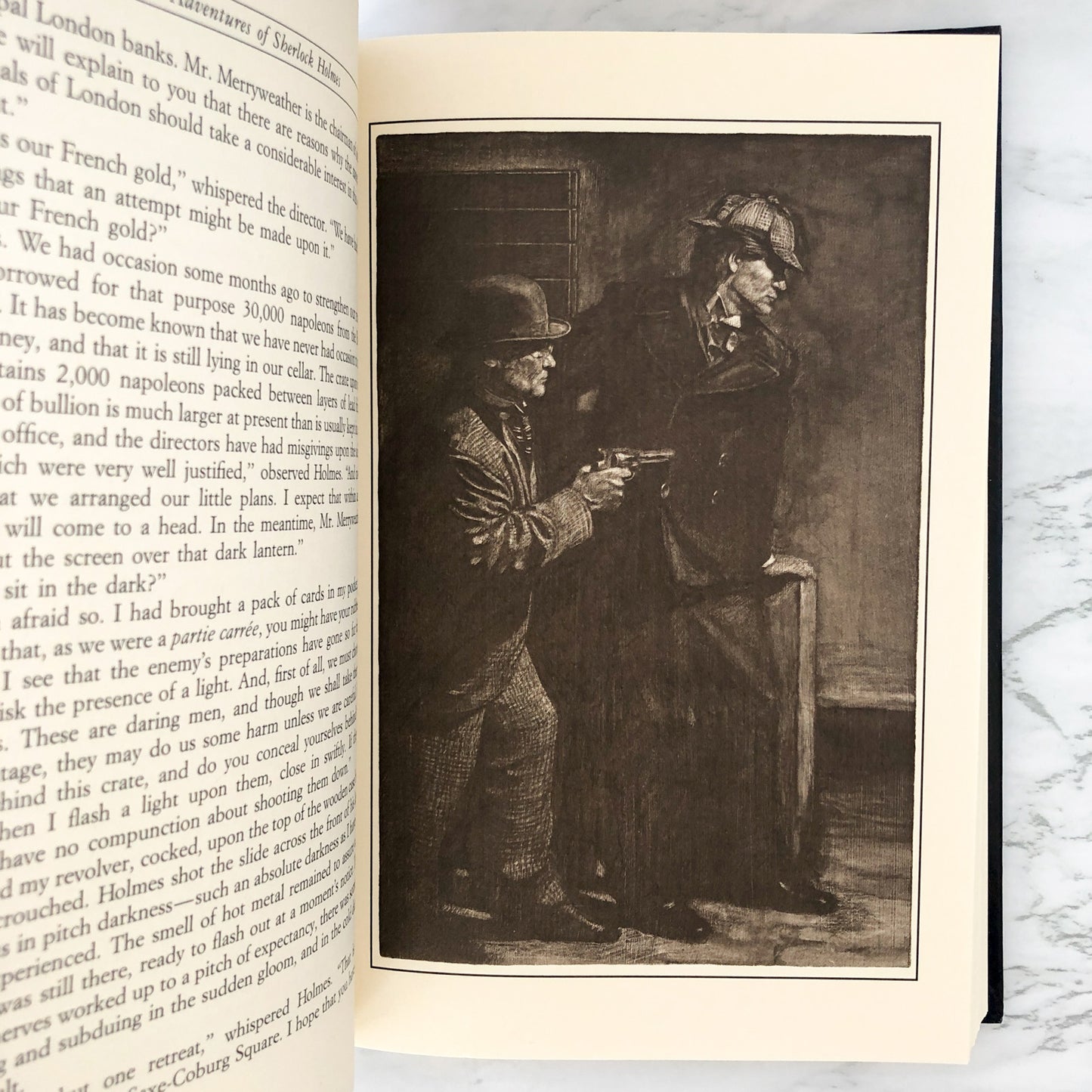 The Adventures of Sherlock Holmes by Sir Arthur Conan Doyle [ILLUSTRATED DIGEST EDITION / 1987]