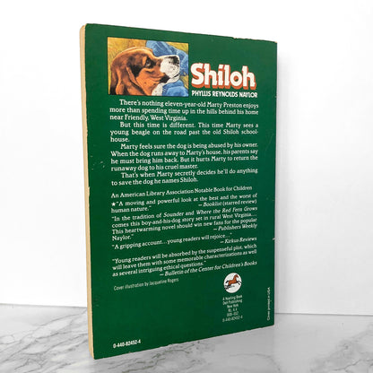 Shiloh by Phyllis Reynolds Naylor SIGNED! [FIRST PAPERBACK PRINTING / 1992]