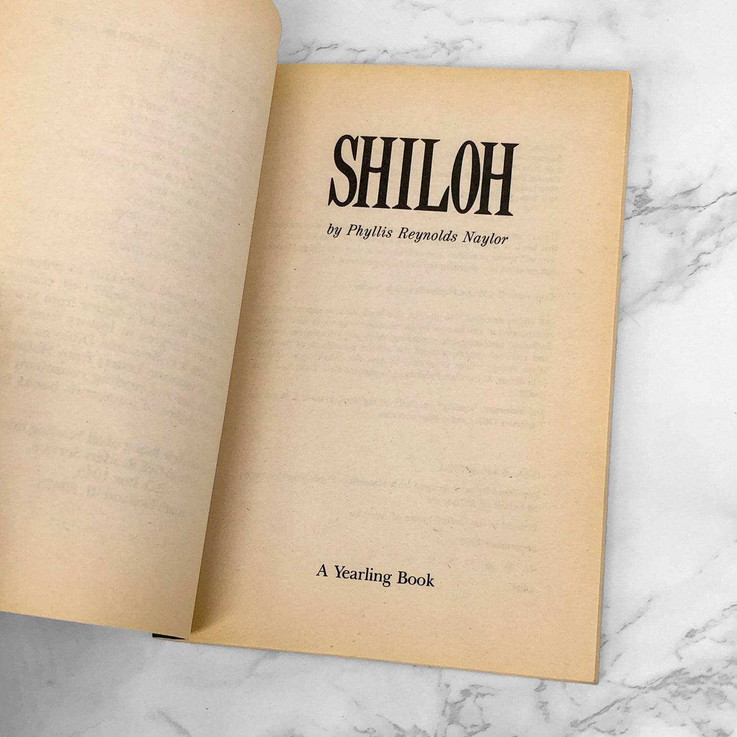 Shiloh by Phyllis Reynolds Naylor [TRADE PAPERBACK] 1992
