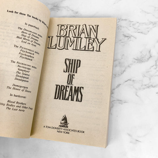 Ship of Dreams by Brian Lumley [1994 PAPERBACK] • TOR Horror