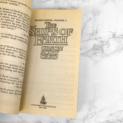 The Ships of Earth by Orson Scott Card [1995 PAPERBACK] • Homecoming Saga #3