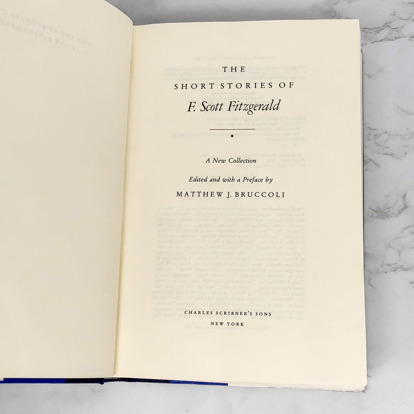 The Short Stories of F. Scott Fitzgerald [FIRST EDITION ANTHOLOGY] 1989