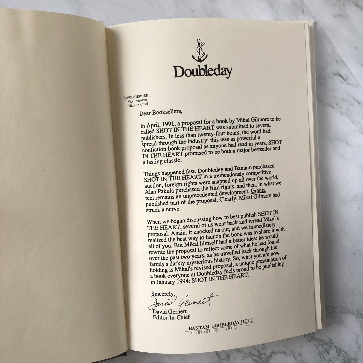 Shot in the Heart by Mikal Gilmore [LUXURY PREVIEW EDITION] - Bookshop Apocalypse