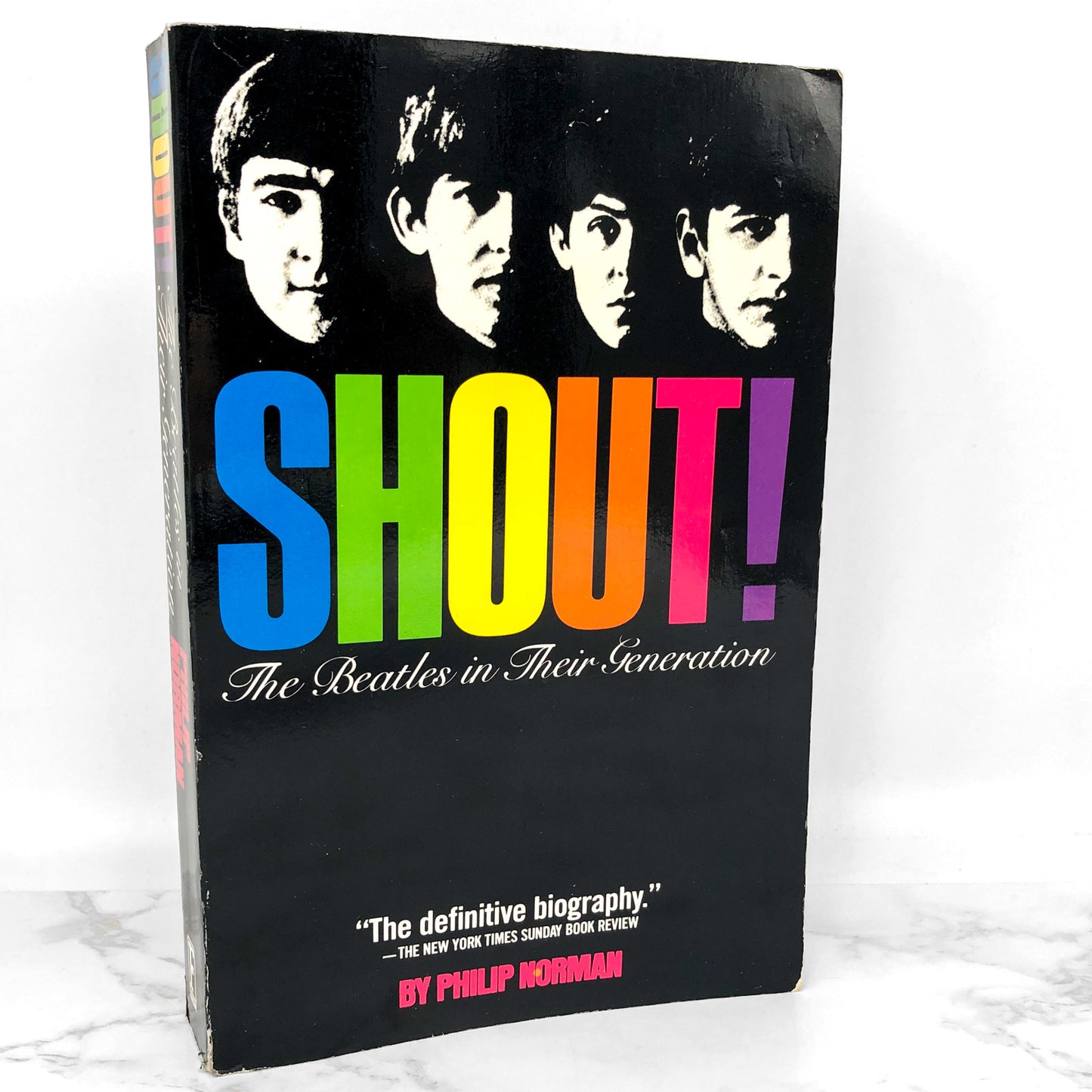 Shout! The Beatles in Their Generation by Philip Norman [FIRST EDITION PAPERBACK] 1981 • Fireside