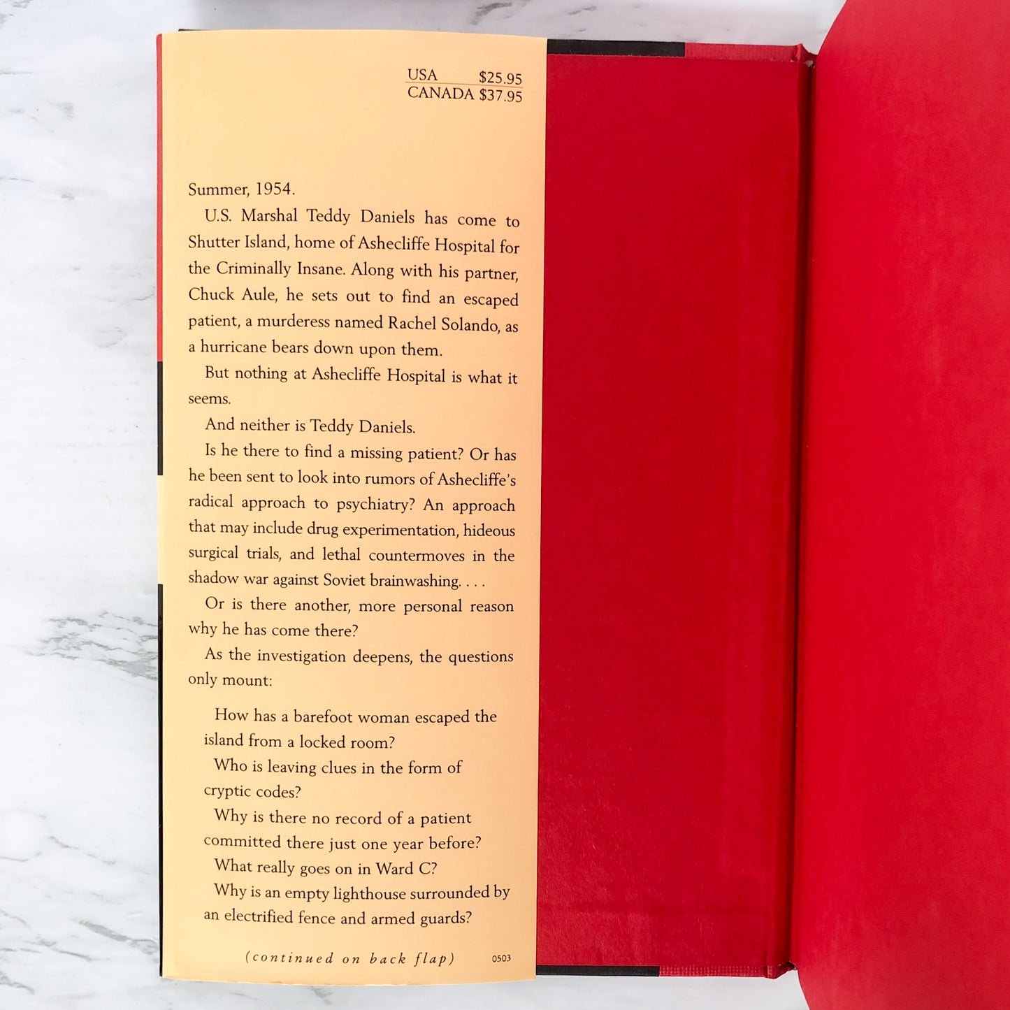 Shutter Island by Dennis Lehane [FIRST EDITION • FIRST PRINTING] 2003