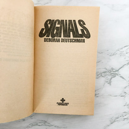 Signals by Deborah Deutschman [1980 PAPERBACK]