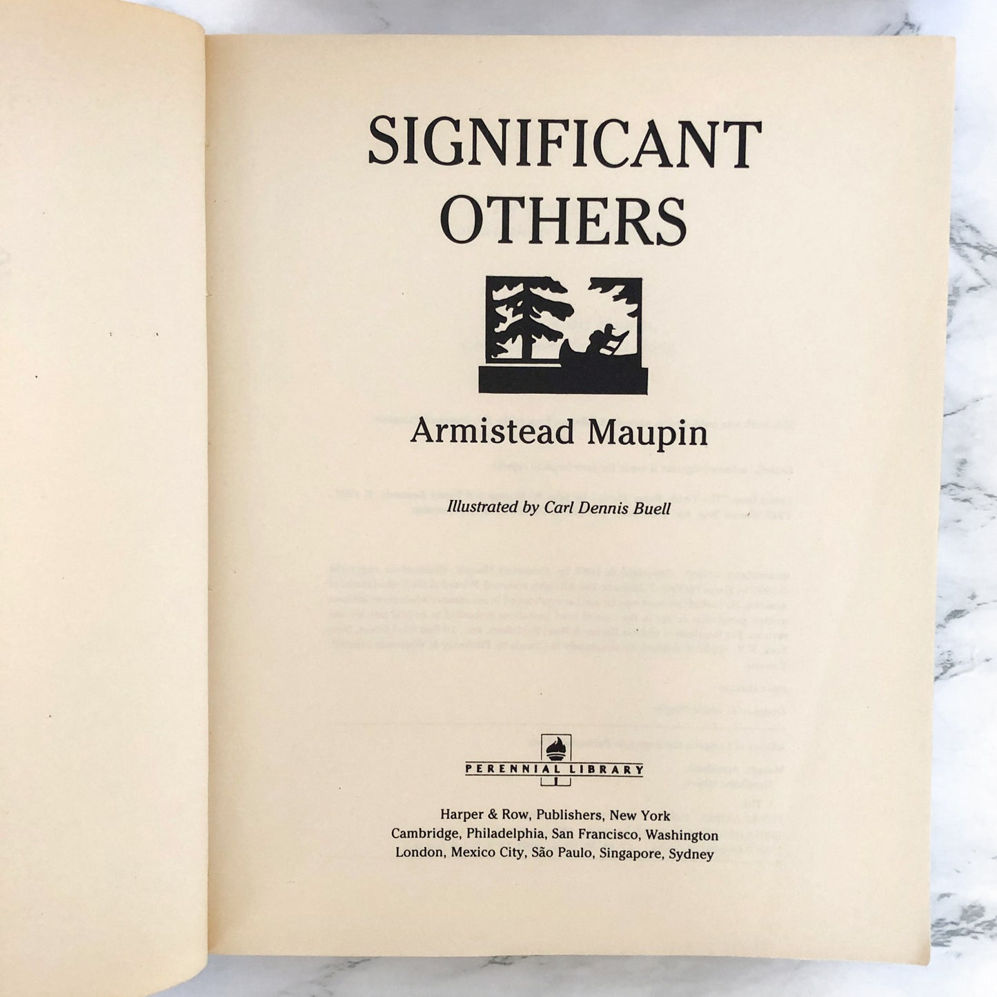 Significant Others by Armistead Maupin [FIRST EDITION] 1987