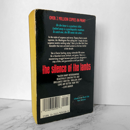 The Silence of the Lambs by Thomas Harris [1989 MOVIE TIE-IN PAPERBACK] - Bookshop Apocalypse