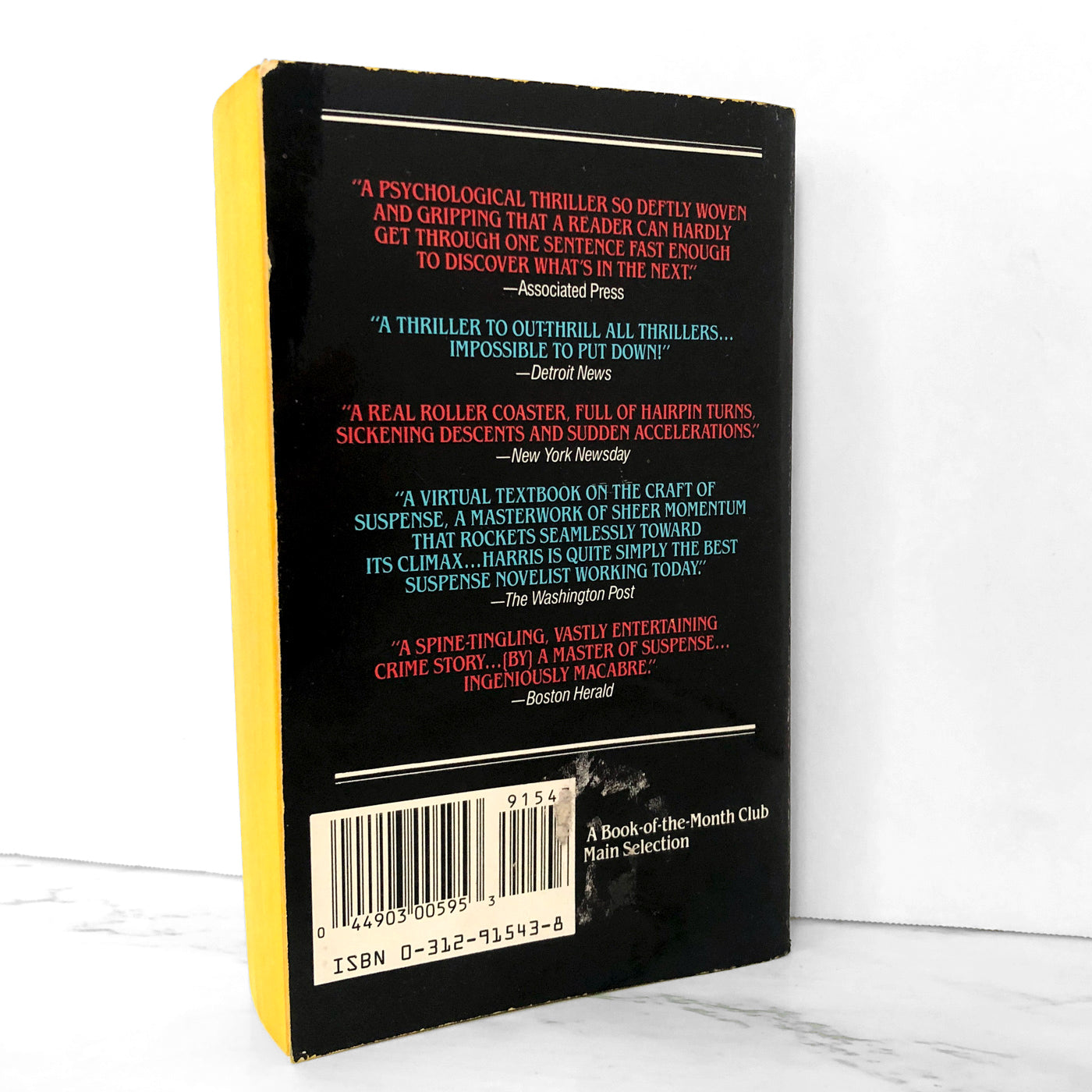 The Silence of the Lambs by Thomas Harris [FIRST PAPERBACK PRINTING / 1989]