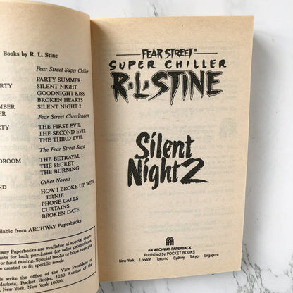 Fear Street: Silent Night 2 by R.L. Stine [1993 PAPERBACK] - Bookshop Apocalypse