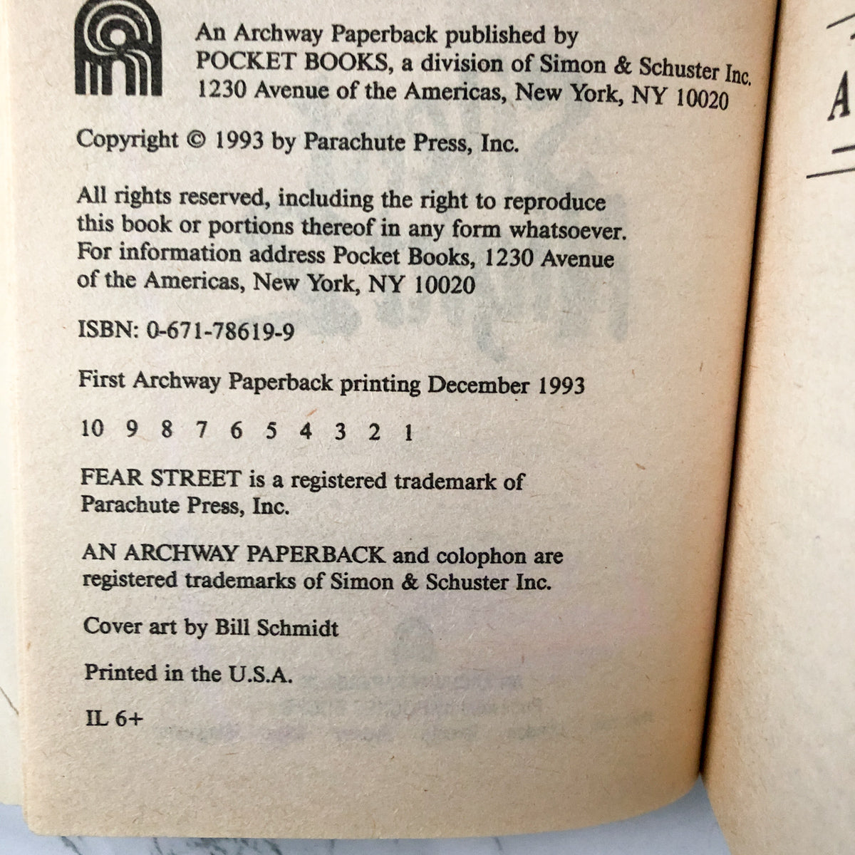 Fear Street: Silent Night 2 by R.L. Stine [1993 PAPERBACK] - Bookshop Apocalypse