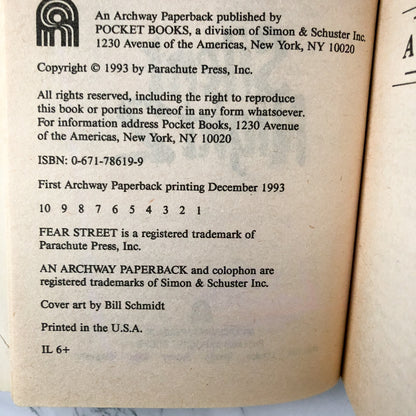 Fear Street: Silent Night 2 by R.L. Stine [1993 PAPERBACK] - Bookshop Apocalypse