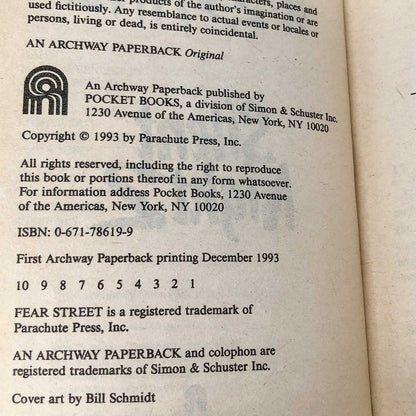 Fear Street: Silent Night 2 by R.L. Stine [FIRST PRINTING] 1993