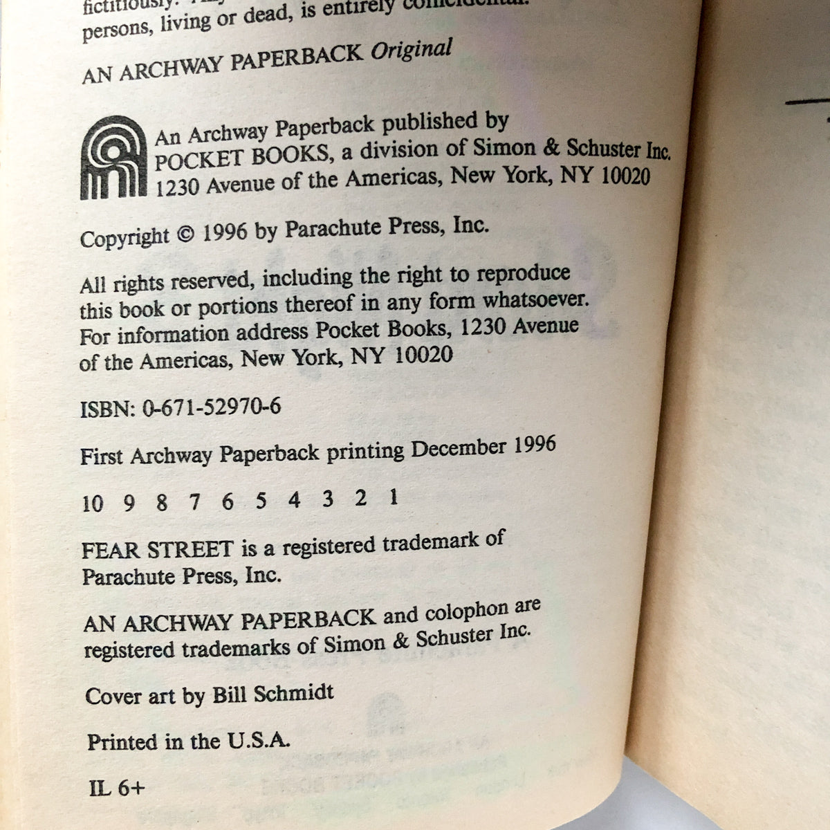 Fear Street: Silent Night 3 by R.L. Stine [1996 PAPERBACK] - Bookshop Apocalypse