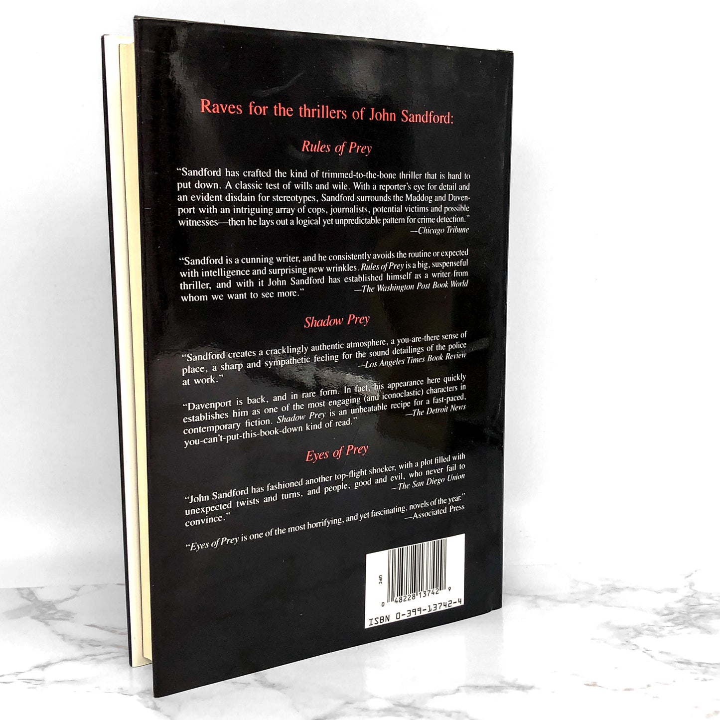 Silent Prey by John Sandford [FIRST EDITION • FIRST PRINTING] 1992