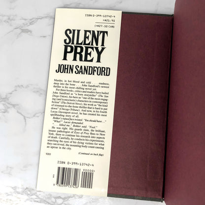 Silent Prey by John Sandford [FIRST EDITION • FIRST PRINTING] 1992