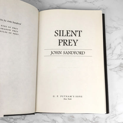 Silent Prey by John Sandford [FIRST EDITION • FIRST PRINTING] 1992