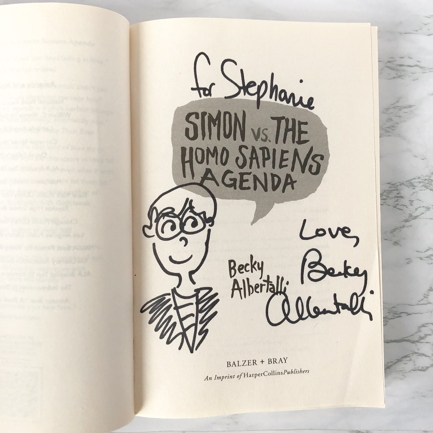 Simon vs. The Homo Sapiens Agenda by Becky Albertalli [SIGNED TRADE PAPERBACK] - Bookshop Apocalypse