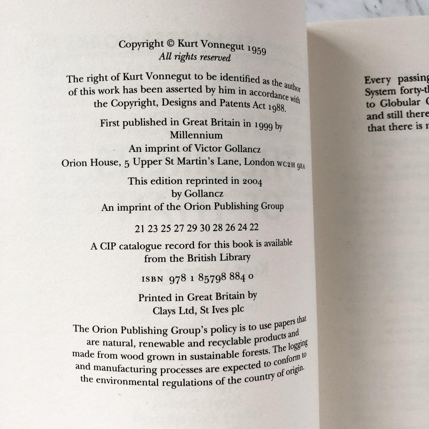 The Sirens of Titan by Kurt Vonnegut [2004 UK IMPORT PAPERBACK] - Bookshop Apocalypse