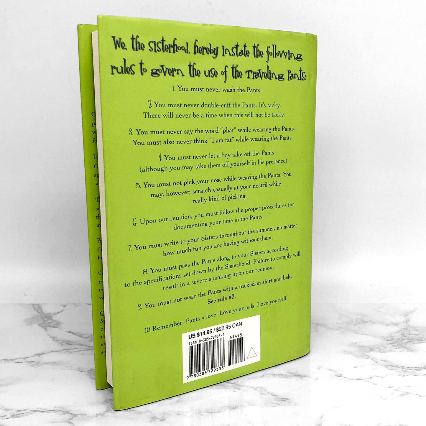 The Sisterhood of the Traveling Pants by Ann Brashares [FIRST EDITION] 2001