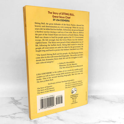 The Story of Sitting Bull, Great Sioux Chief by Lisa Eisenberg [TRADE PAPERBACK] 1991 • Dell