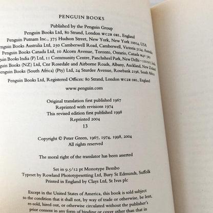 The Sixteen Satires by Juvenal [PENGUIN CLASSICS PAPERBACK] 2004