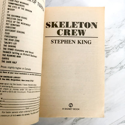 Skeleton Crew by Stephen King [1986 PAPERBACK]
