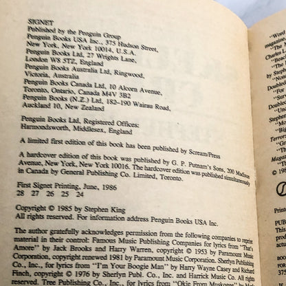 Skeleton Crew by Stephen King [1986 PAPERBACK]