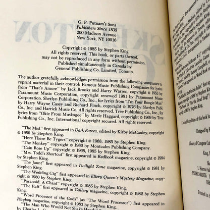 Skeleton Crew by Stephen King [1985 HARDCOVER]