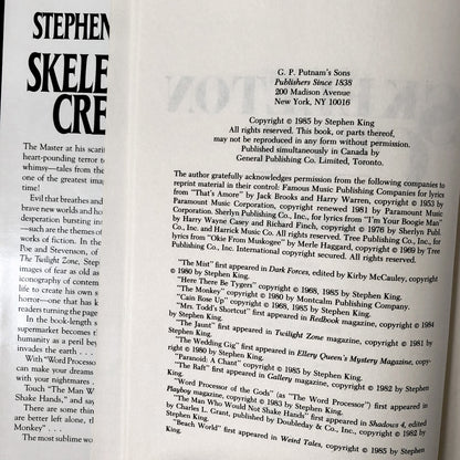 Skeleton Crew by Stephen King [FIRST BOOK CLUB EDITION / 1985]