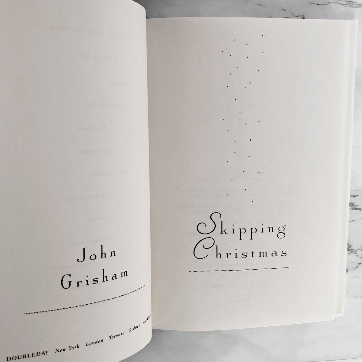 Skipping Christmas by John Grisham [FIRST EDITION / FIRST PRINTING] 2001