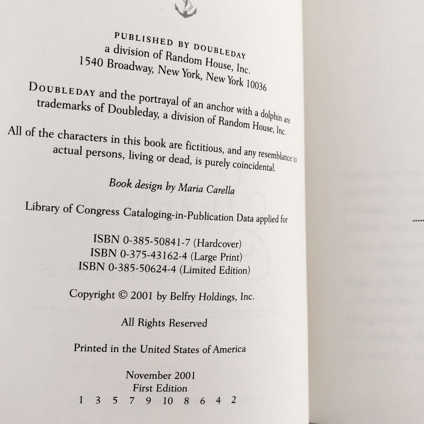 Skipping Christmas by John Grisham [FIRST EDITION / FIRST PRINTING] 2001