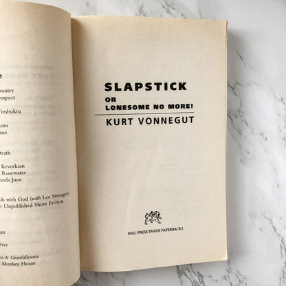 Slapstick by Kurt Vonnegut [2010 TRADE PAPERBACK] - Bookshop Apocalypse