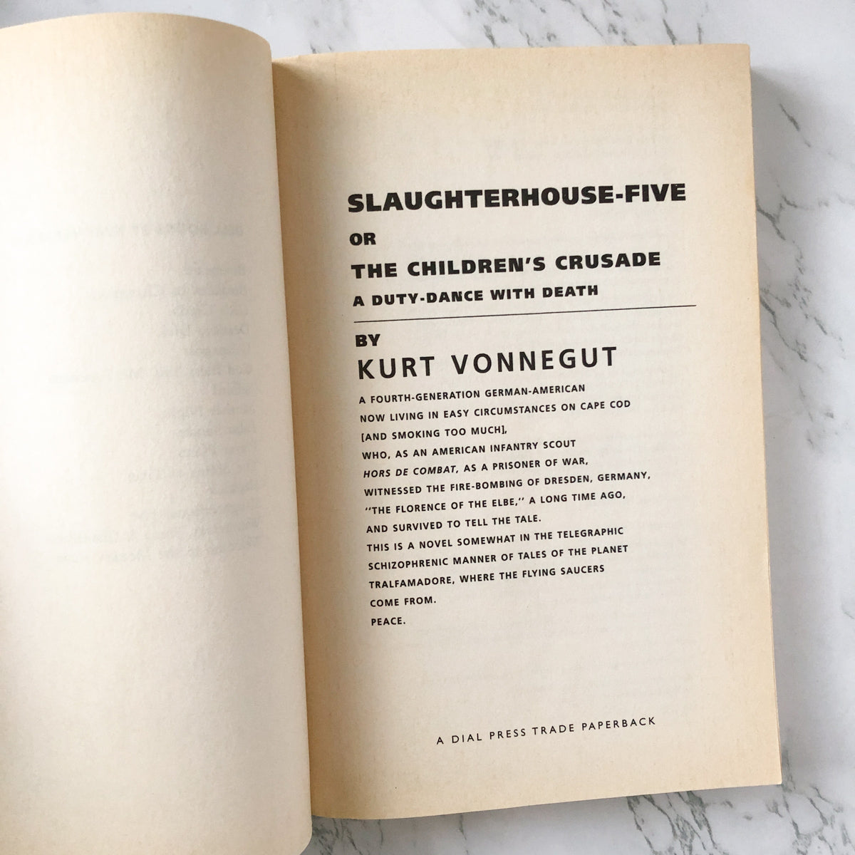 Slaughterhouse Five by Kurt Vonnegut [2005 TRADE PAPERBACK] - Bookshop Apocalypse