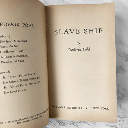 Slave Ship by Fredrick Pohl [1957 PAPERBACK] - Bookshop Apocalypse