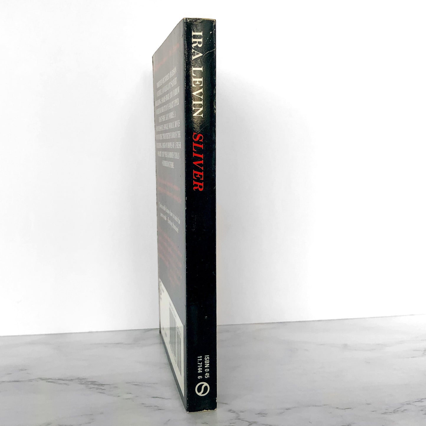 Sliver by Ira Levin [U.K PAPERBACK / 1992]