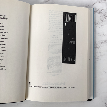 Sliver by Ira Levin [BOOK CLUB EDITION / 1991] - Bookshop Apocalypse