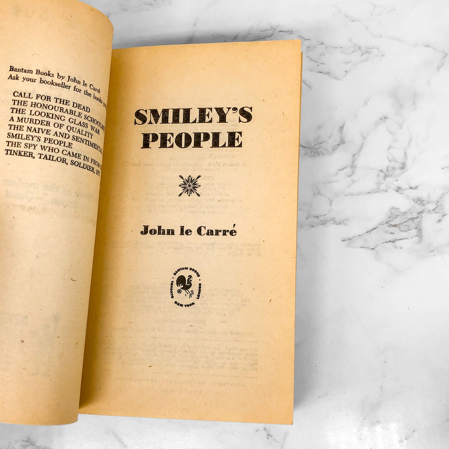 Smiley's People by John Le Carré [FIRST PAPERBACK PRINTING] 1980 • Bantam