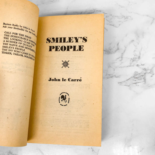 Smiley's People by John Le Carré [FIRST PAPERBACK PRINTING] 1980 • Bantam